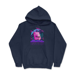 Cassette Music Player Vaporwave Aesthetic 80’s & 90’s product Hoodie - Navy