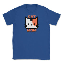 Cat Mom Unisex T-Shirt - Royal Blue