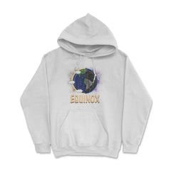 March Equinox on Earth Day & Night Cool Gift print Hoodie - White