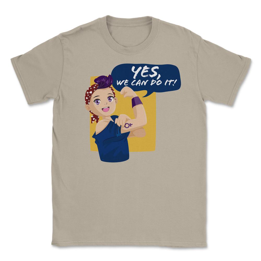 Yes, we can do it! Anime Teen Unisex T-Shirt - Cream
