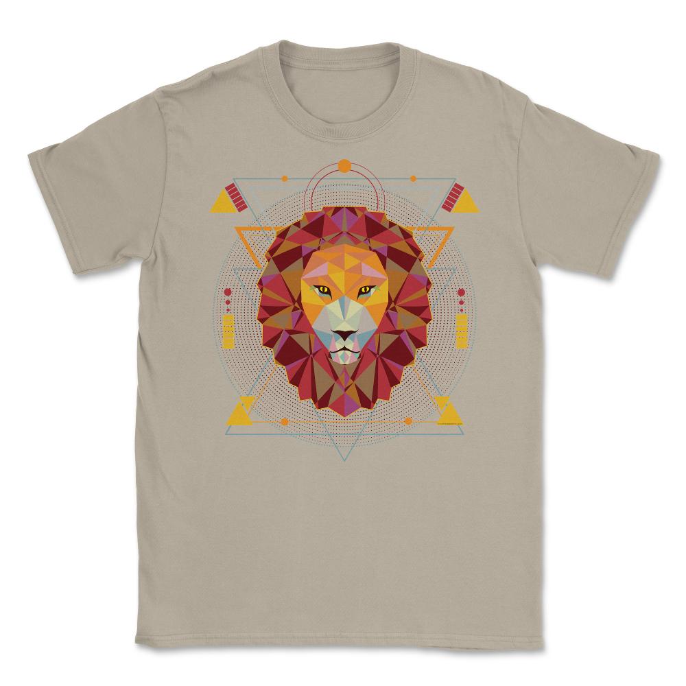Lion Polygonal Art Leo Zodiac Sign & Lion Lovers product Unisex - Cream