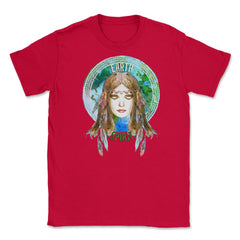 Mother Earth Spirit Unisex T-Shirt - Red