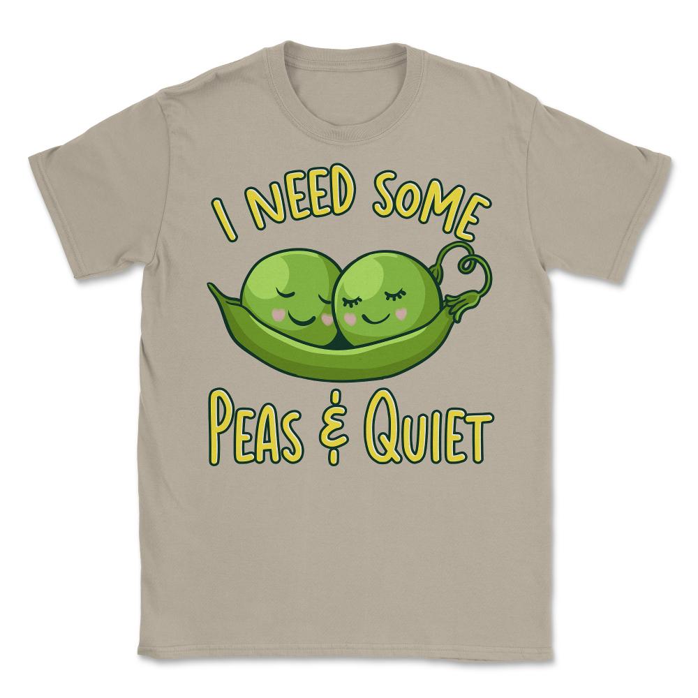 I Need Some Peas & Quiet Funny Peas In A Pod Foodie Pun product - Cream