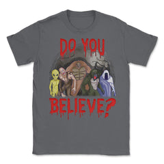 Do you believe in Halloween Unisex T-Shirt - Smoke Grey