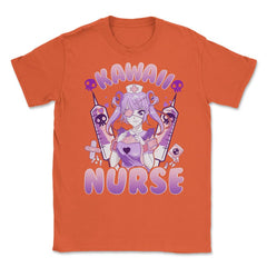 Anime Girl Nurse Design Gift product Unisex T-Shirt - Orange