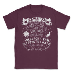 Kawah-Ja Cat Board Halloween Humorous Gift T-Shirt Unisex T-Shirt - Maroon