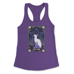 The Star Cat Arcana Tarot Card Mystical Wiccan product Women's - Purple