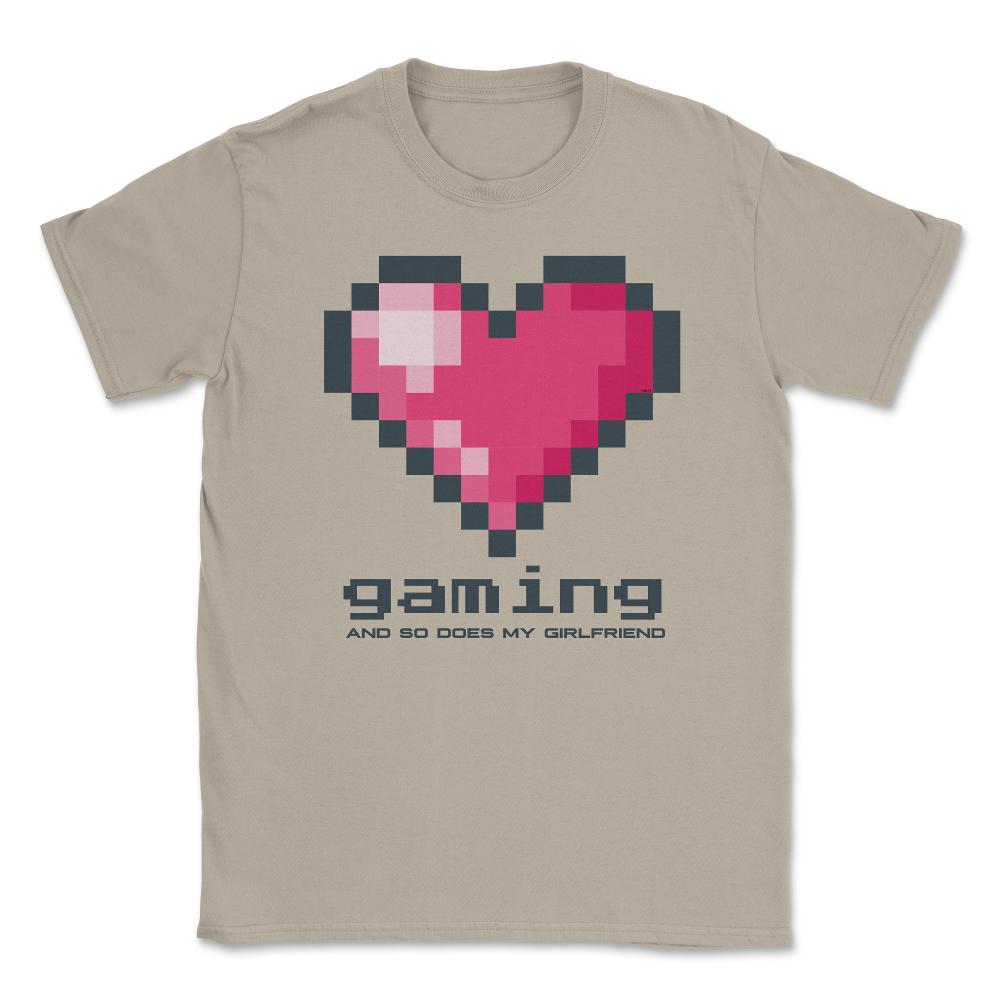 Love Gaming and so does my Girlfriend Unisex T-Shirt - Cream