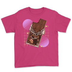 Chocolate Snack Kawaii Aesthetic Pop Art graphic Youth Tee - Heliconia