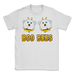 Boo Bees Halloween Ghost Bees Characters Funny Unisex T-Shirt - White