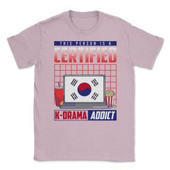 This Person Is A Certified K-Drama Addict Korean Drama Fan print - Light Pink