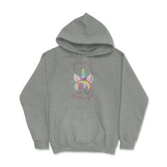 Best Friend of the Birthday Girl! Unicorn Face product Hoodie - Grey Heather