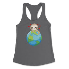 Love the Earth Sloth Earth Day Funny Cute Gift for Earth Day design - Dark Grey