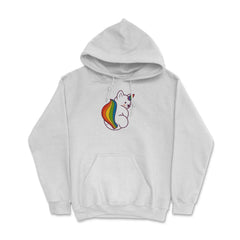 Rainbow Pride Flag Fantasy Creature Gay product Hoodie - White