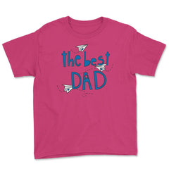 The Best Dad Youth Tee - Heliconia