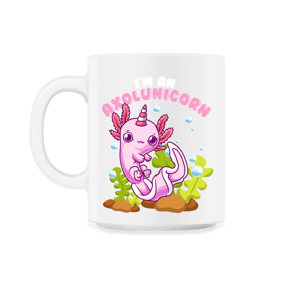 Funny Axolotl Unicorn Lover Mexican Salamander print - 11oz Mug - White
