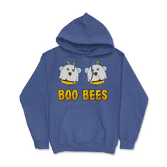 Boo Bees Halloween Ghost Bees Characters Funny Hoodie - Royal Blue