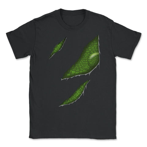 Women Alien Reptile Ragged Halloween T Shirts & Gifts Unisex T-Shirt - Black
