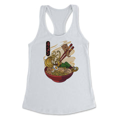 Otters Eating Ramen Cute Kawaii Otters Eating Noodles product Women's - White