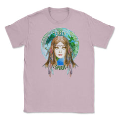 Mother Earth Spirit Unisex T-Shirt - Light Pink