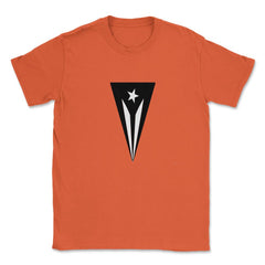 Puerto Rico Black Flag Resiste Boricua by ASJ graphic Unisex T-Shirt - Orange