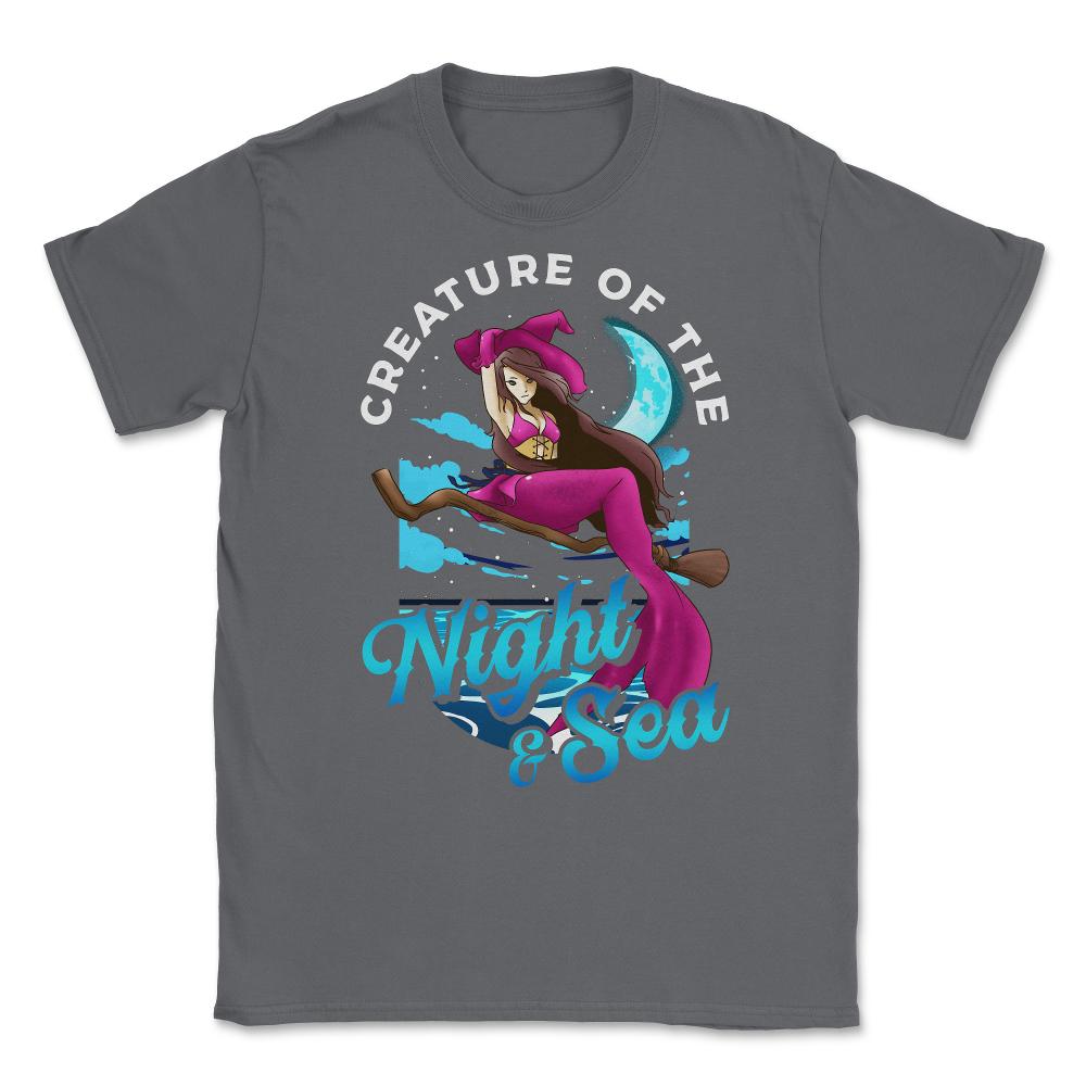 Mermaid Witch Creature of the Night & Sea Unisex T-Shirt - Smoke Grey