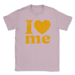 I Heart Me Self-Love 70’s Retro Vintage Art print Unisex T-Shirt - Light Pink