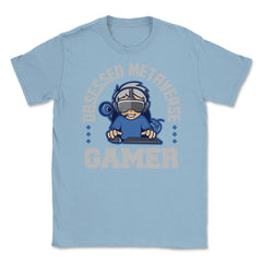 Obsessed Metaverse Gamer VR Gamer Boy product Unisex T-Shirt - Light Blue