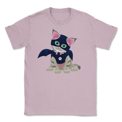 Lovely Kitten Cosplay Halloween Shirt Unisex T-Shirt - Light Pink