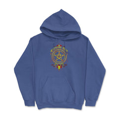 Witching-Hour Pentagram Symbol Halloween Gift Hoodie - Royal Blue