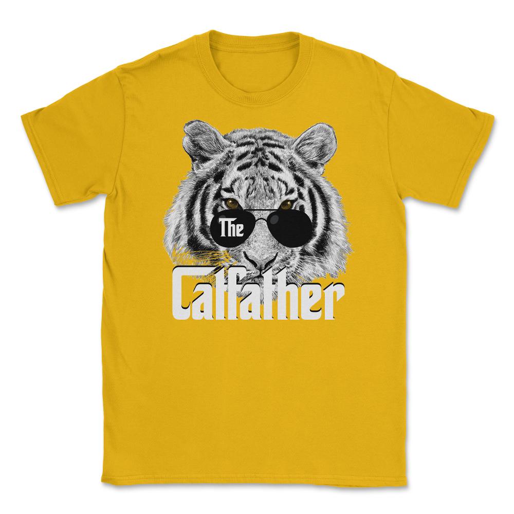 The Catfather2 Unisex T-Shirt - Gold