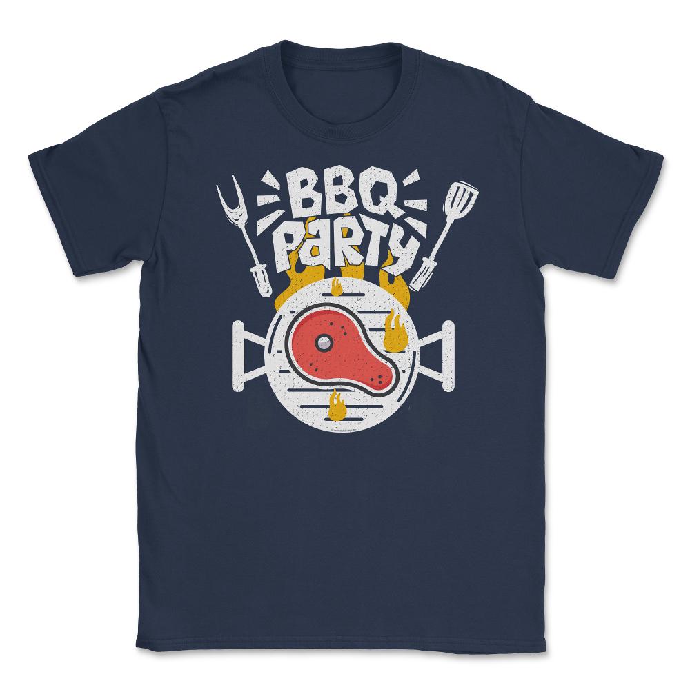Funny Barbecue Party Retro Grilling Vintage Grunge design Unisex - Navy