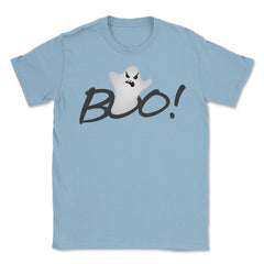 Boo! Ghost Humor Halloween Shirts & Gifts Unisex T-Shirt - Light Blue
