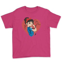 Nurse Power T-Shirt Nursing Shirt Gift Youth Tee - Heliconia