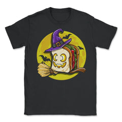 Sand-Witch Funny Halloween Witch Sandwich Humor Unisex T-Shirt - Black