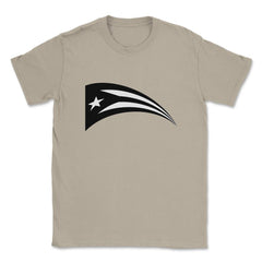Puerto Rico Black Flag Resiste Boricua by ASJ design Unisex T-Shirt - Cream