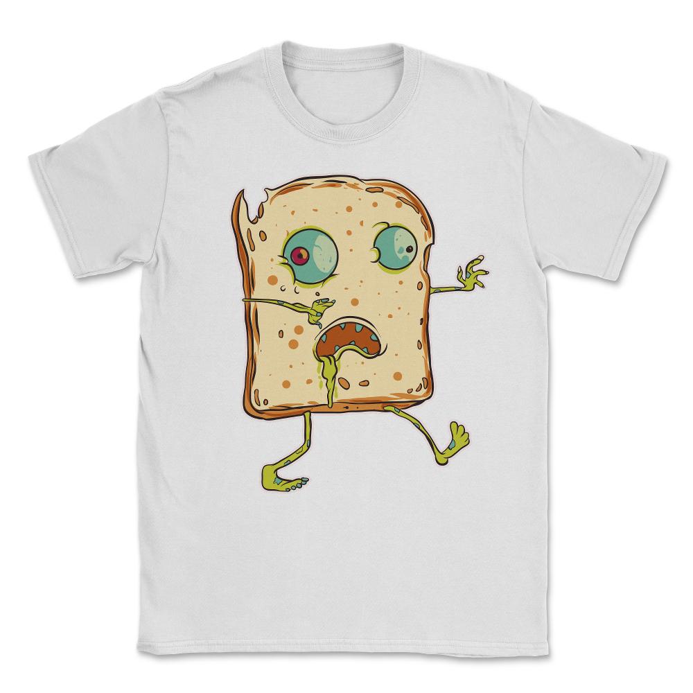 Zombie Bread Funny Halloween Character Trick'Treat Unisex T-Shirt - White