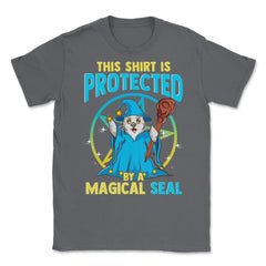 This Shirt is Protected by Magical Seal Halloween Unisex T-Shirt - Smoke Grey