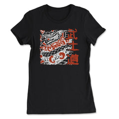 Japanese Snake Vintage American Traditional Tattoo Style Art graphic - Women's Tee - Black