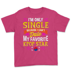 K-POP Star Lover for Korean music Fans design Youth Tee - Heliconia