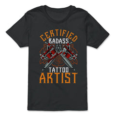 Certified Badass Tattoo Artist Tattoo Machine Art product - Premium Youth Tee - Black