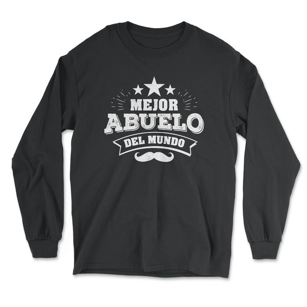 Mejor Abuelo Del Mundo Best Grandpa in the World product - Long Sleeve T-Shirt - Black