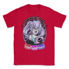 Kawaii Pastel Goth Witchcraft Anime Girl product Unisex T-Shirt - Red
