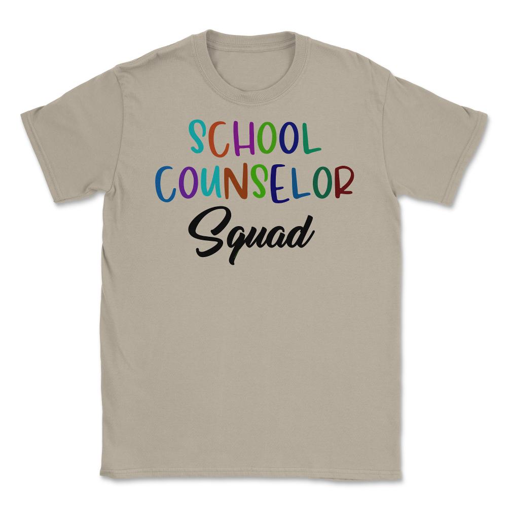 Funny School Counselor Squad Colorful Coworker Counselors design - Cream