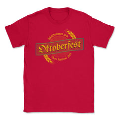 Octoberfest Beer Festival 2018 Shirt Gifts T Shirt Unisex T-Shirt - Red