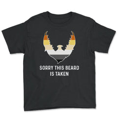 Sorry This Beard is Taken Bear Brotherhood Flag Funny Gay product - Black