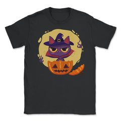 Catula inside a Halloween Pumpkin Shirt Gifts Unisex T-Shirt - Black