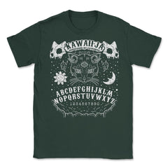 Kawah-Ja Cat Board Halloween Humorous Gift T-Shirt Unisex T-Shirt - Forest Green