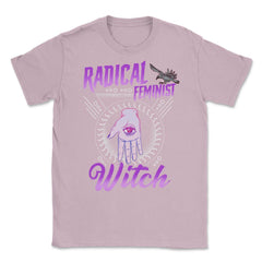 Radical Feminist Witch Halloween Unisex T-Shirt - Light Pink