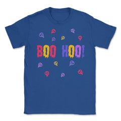 Boo Hoo! Halloween costume T Shirt Tee Gifts Unisex T-Shirt - Royal Blue